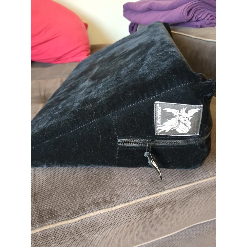 Liberator‎ Black Velvet Ramp Wedge Positioning Pillow 24x14x7